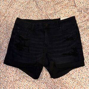 American Eagle Outfitters Black Jean Shorts